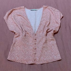 Abercrombie plunge corset top